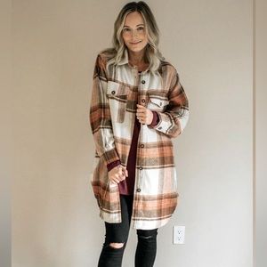 Plaid shacket purchased last year. BNWT.